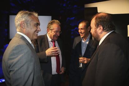 Luis Jiménez, Miguel Ángel Cayuela, Manuel Mirat y José Luis Sainz.