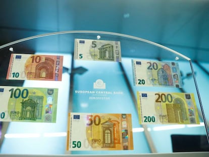 La nueva serie de billetes de euro.