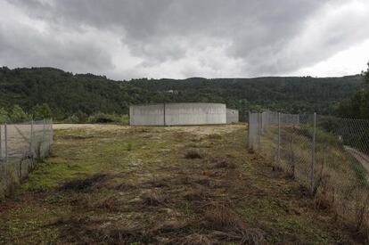 Planta de biomasa sin actividad en Arnoia.