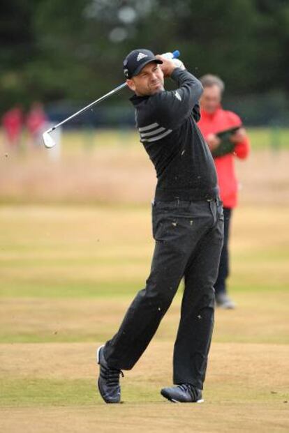 Sergio García, en el pasado Open.