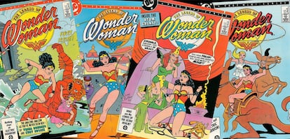 Portadas de 'Wonder Woman', de Trina Robbins.