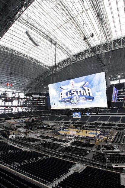 El estadio de los Dallas Cowboys, donde se disputar el <i>All Star</i>.