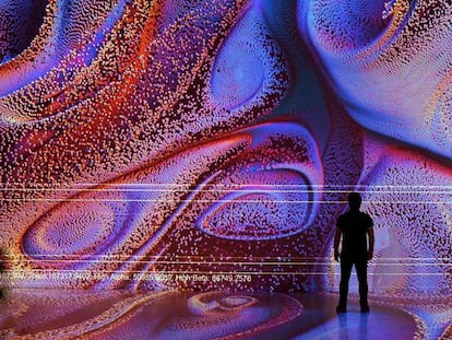 Programa para visualizar las ondas cerebrales de los artistas en tiempo real.