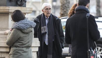 Daniel Osácar acude a conocer la sentencia del 'caso Palau'.