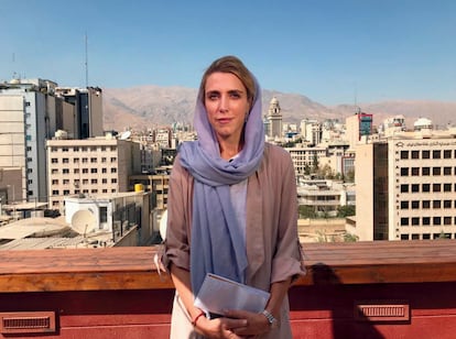 Clarissa Ward reporting from Tehran in 2019.