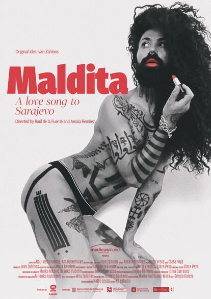 Cartel promocional del documental 'Maldita. A love song to Sarajevo'.