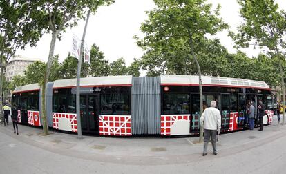 Un autob&uacute;s de Barcelona.