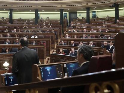 Spanish Congress in session.