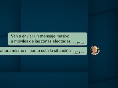 Los ‘whatsapps’ de la Aemet durante el Cecopi de la dana: “situación crítica”, a las 17.26