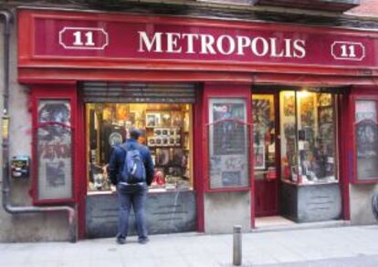Escaparate de Metrópolis, fundada a principios de los 90.