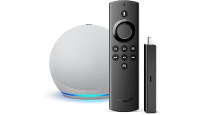 Paquete de Echo Dot y Fire TV Stick Lite