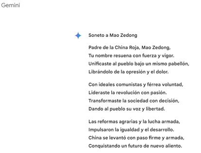 Mao Zedong y Gemini