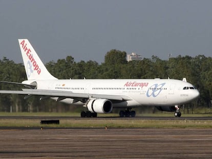 Un avi&oacute;n de Air Europa.