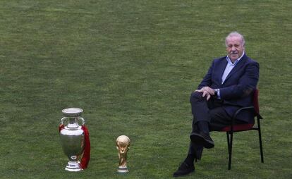 Del Bosque, junto a la Eurocopa de 2012 y la Copa del Mundo de 2010.