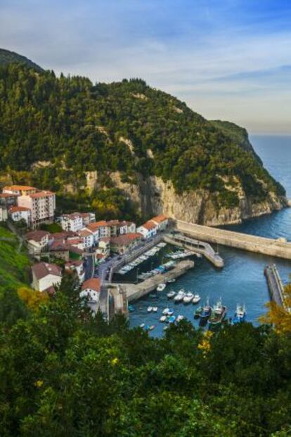 El puerto de Elantxobe, en Bizkaia.