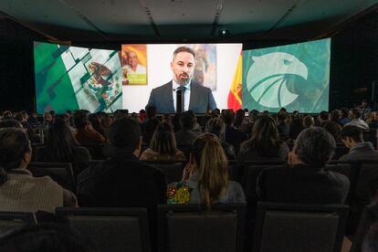 Mensaje del presidente de VOX España Santiago Abascal.