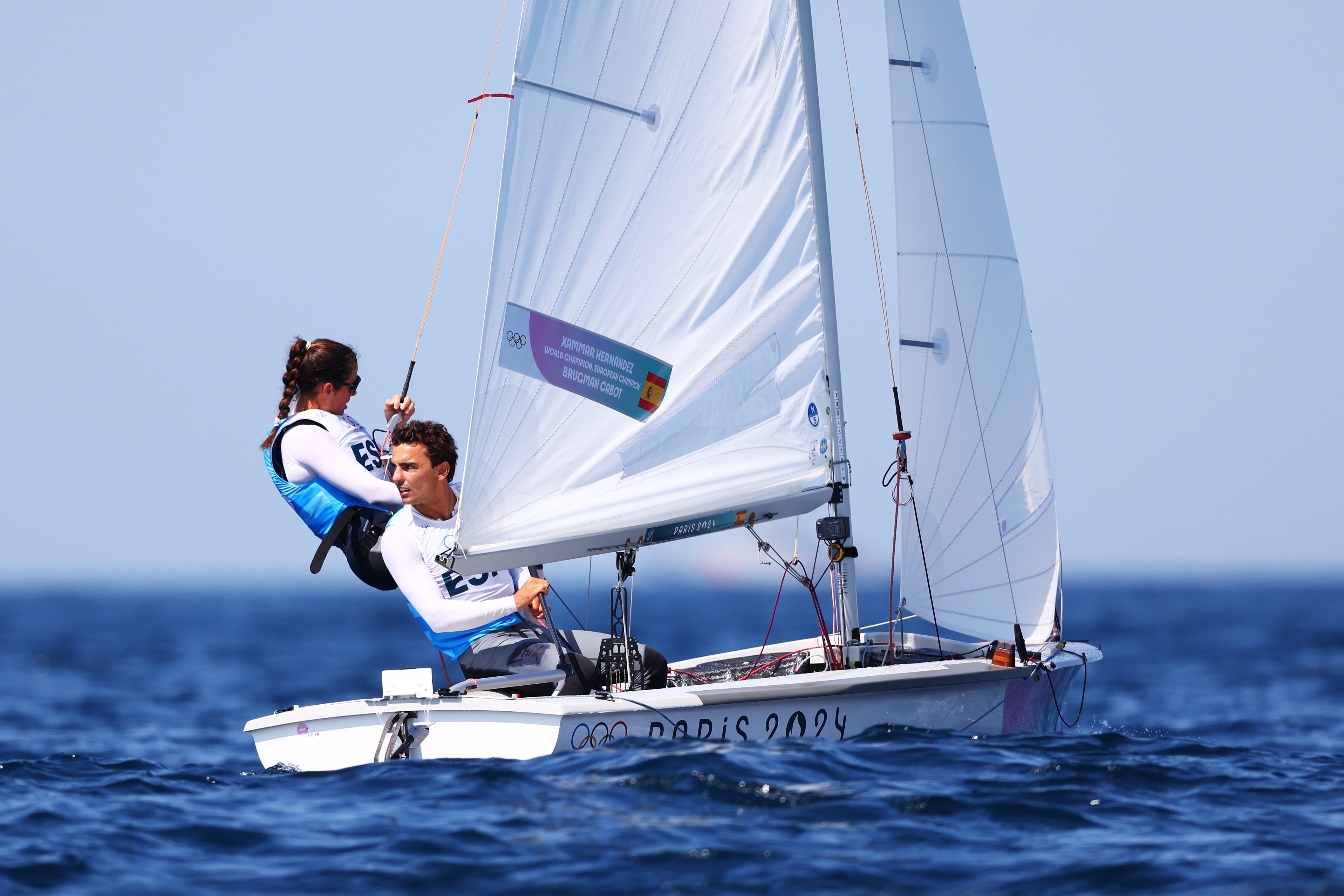 Buscando el oro en vela, Jordi Xammar y Nora Brugman se bajan del podio 