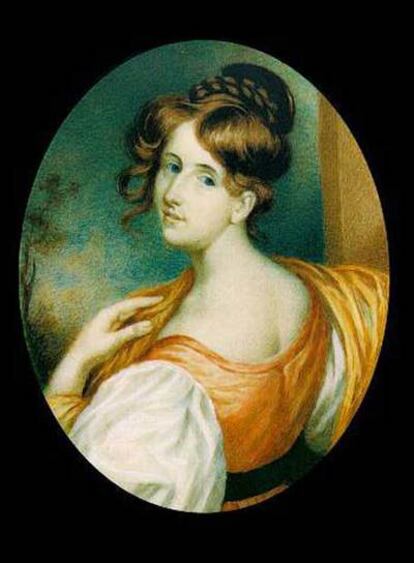 Retrato de la autora británica Elizabeth Gaskell.