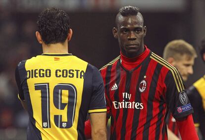 Balotelli y Diego Costa