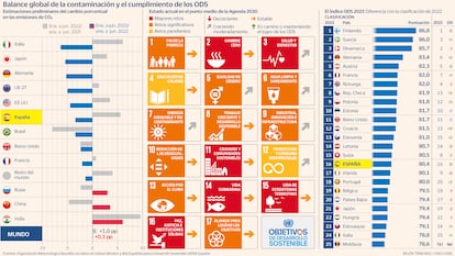 Objetivos de Desarrollo Sostenible Cumplimiento ODS Gráfico