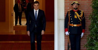 Pedro Sánchez, en La Moncloa