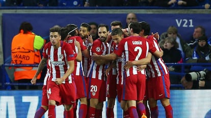 El Atlético resiste en Leicester y está en semifinales