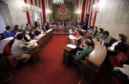 Pleno del Ayuntamiento de Alicante en una imagen de archivo. 