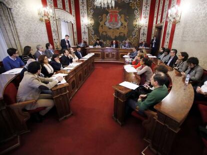Pleno del Ayuntamiento de Alicante en una imagen de archivo. 
