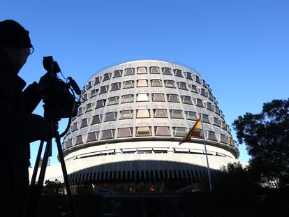 Fachada del Tribunal Constitucional en Madrid.