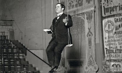 Gómez de la Serna en el Circo Price de Madrid en 1923.