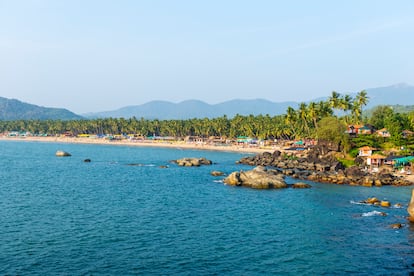 Una de las playas que puedes disfrutar en Goa. 