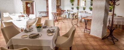 Caballeriza, interior del restaurante Casa Elena de Toledo.