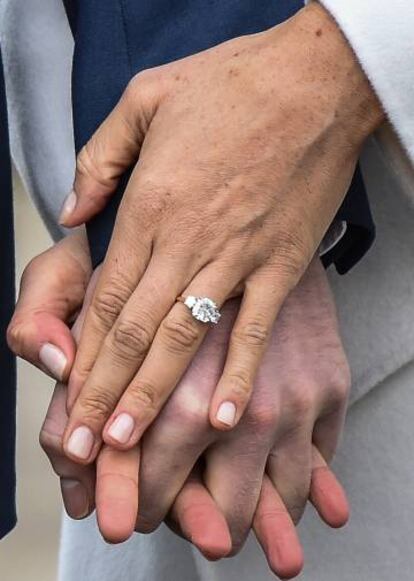 El anillo fue diseñado por el propio príncipe Enrique.