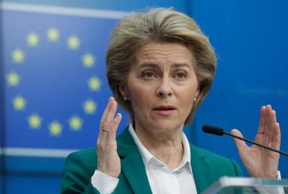 La presidenta de la Comisión Europea, Ursula von der Leyen.