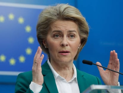 La presidenta de la Comisión Europea, Ursula von der Leyen.