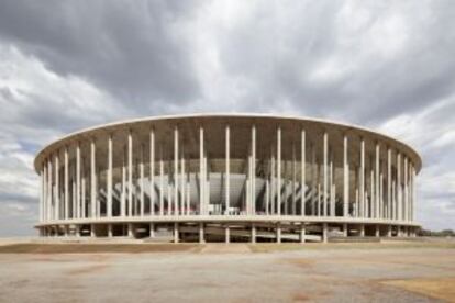 El estadio Mane Garrincha de Brasilia. 