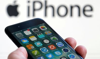 El último modelo de Apple, el iPhone 7.
