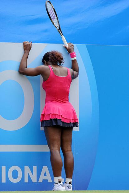 Serena Williams, ayer.