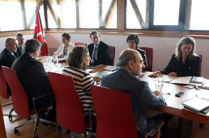 El lehendakari, Iñigo Urkullu, presidió la reunión del Gobierno vasco que, con ocasión del Día Mundial del Medio Ambiente, se ha celebrado en el Centro de Biodiversidad de Euskadi, en Busturia (Bizkaia).