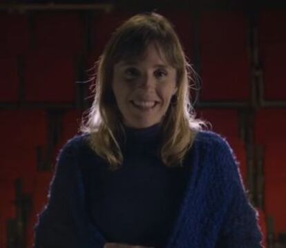L'actriu Sara Espígul, al vídeo.