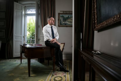 Niall Ferguson, escritor e historiador, en una imagen de archivo de 2018 en Madrid.