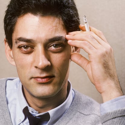 Paul Auster, retratado en París en noviembre de 1987.