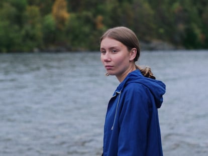 Ella Marie Hætta Isaksen, en 'Dejad que el río fluya'.