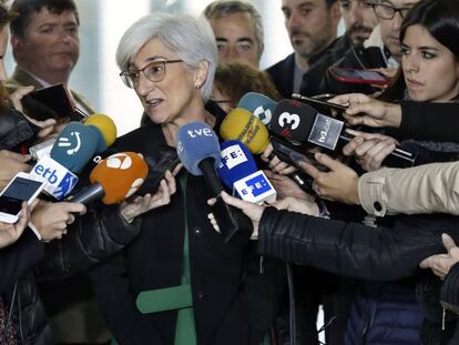 La fiscal general del Estado, María José Segarra, este lunes.