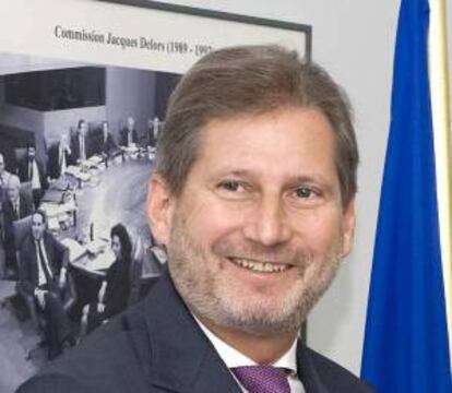 El comisario europeo de Poltica Regional, Johannes Hahn. EFE/Archivo