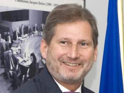 El comisario europeo de Política Regional, Johannes Hahn. EFE/Archivo
