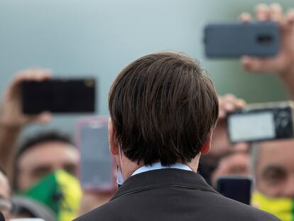 El presidente de Brasil, Jair Bolsonaro, en mayo pasado.