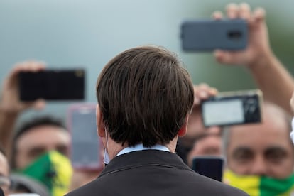 El presidente de Brasil, Jair Bolsonaro, en mayo pasado.