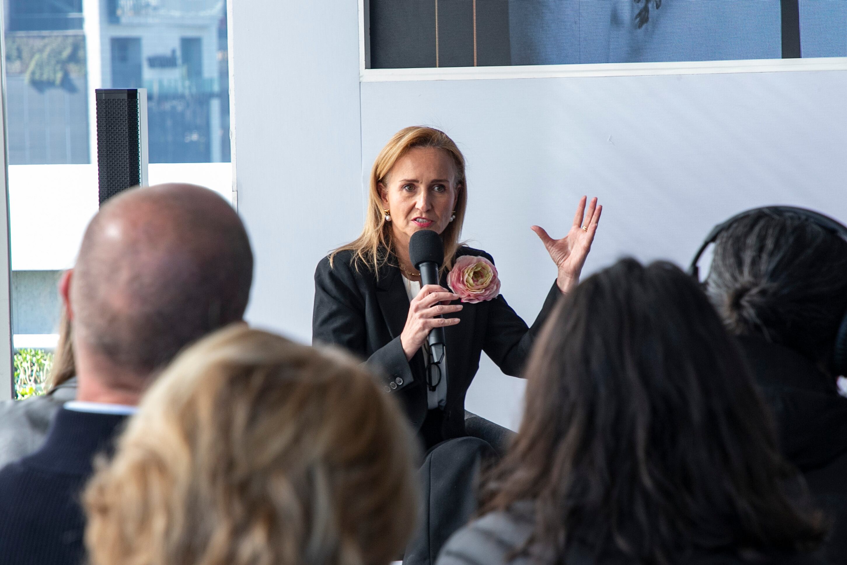 Valeria Moy, este jueves.