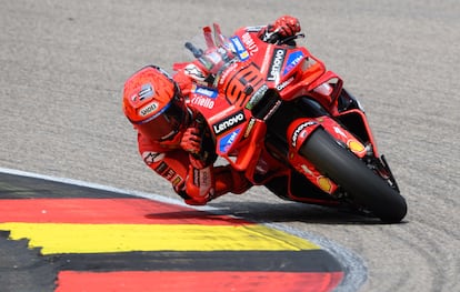 Marc Márquez während des MotoGP-Grand-Prix von Deutschland.